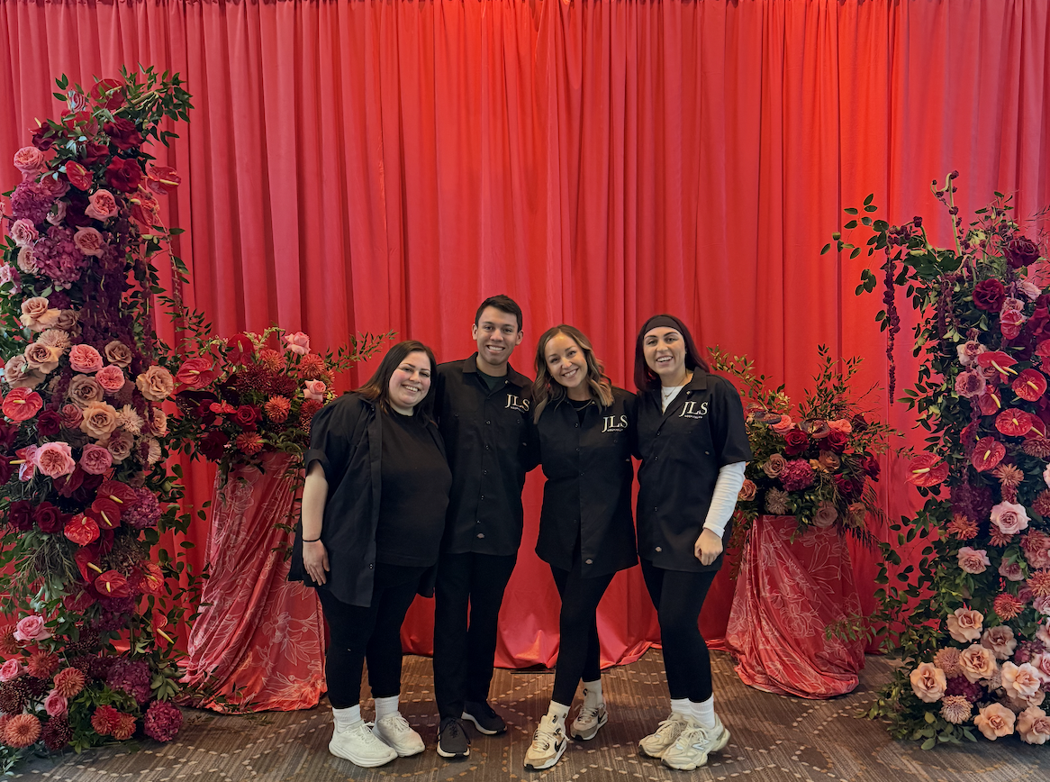 The JLS Hospitality event team on site in Dallas